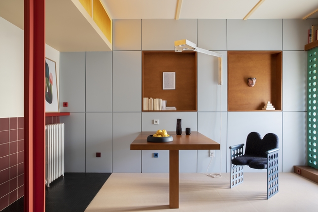 plutarco design Proyecto de habitacion policromada